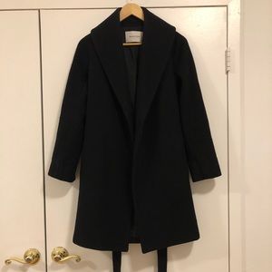 Aritzia Sian Boucle Wool Wrap Coat XXS